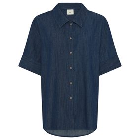 Heartmade Matea Skjorte, Dark Blue 